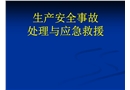 生產(chǎn)安全事故處理與應(yīng)急救援
