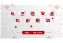 反“三違”安全知識(shí)培訓(xùn)（電）
