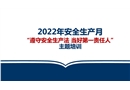 2022年安全生產(chǎn)月“遵守安全生產(chǎn)法 當(dāng)好第一責(zé)任人”主題培訓(xùn)