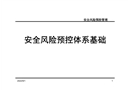 安全風(fēng)險(xiǎn)預(yù)控體系基礎(chǔ)