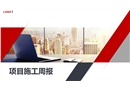 企業(yè)項(xiàng)目施工管理周報(bào)月報(bào)模板